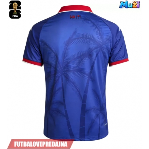 Lacne Muži Futbalové dres Haiti MS 2026 Krátky Rukáv - Domáci